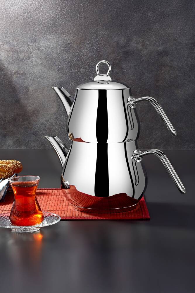 Çayeli Aile Çelik Çaydanlık Takımı - 1