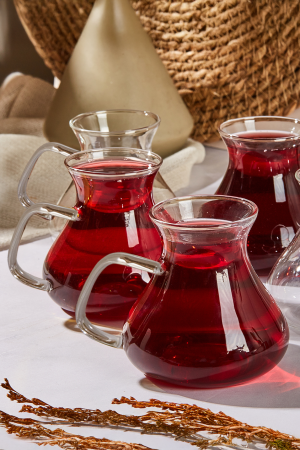 Ehl-i Keyf 6 Lı 200 ml Borosilikat Çay Bardağı Seti - 2