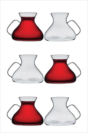 Ehl-i Keyf 6 Lı 200 ml Borosilikat Çay Bardağı Seti - 3
