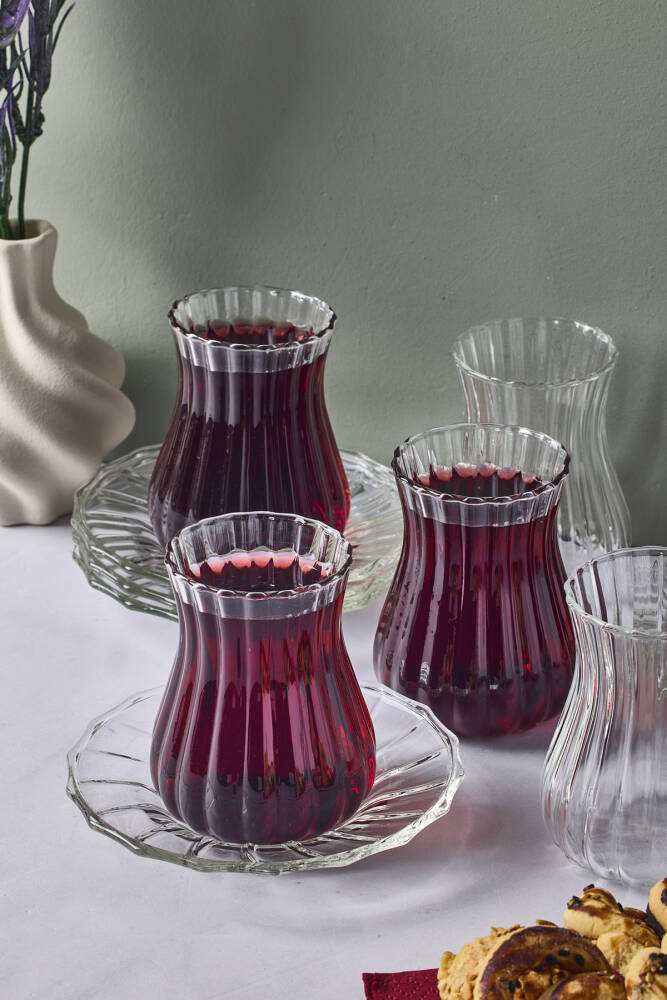 Harmancık 12 Parça Cam Çay Takımı 170 ml - 2