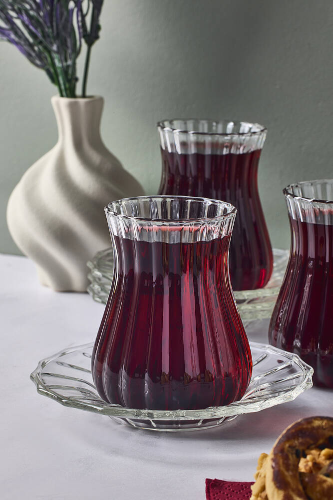 Harmancık 12 Parça Cam Çay Takımı 170 ml - 3