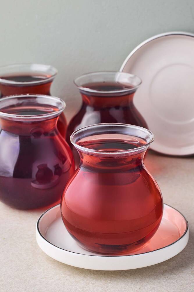 Kanlıca Platin 12 Parça 6 Kişilik Cam Çay Seti 210 ml - 3