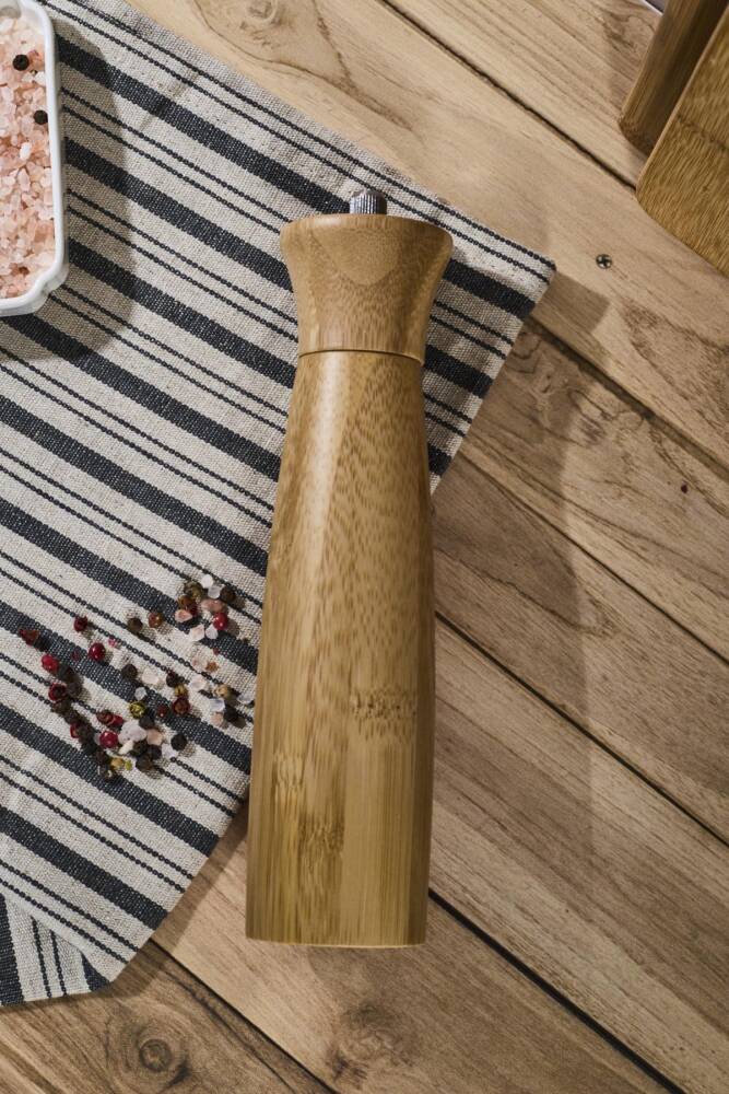 Millo Bambu Baharat Ve Karabiber Değirmeni-20 cm - 2