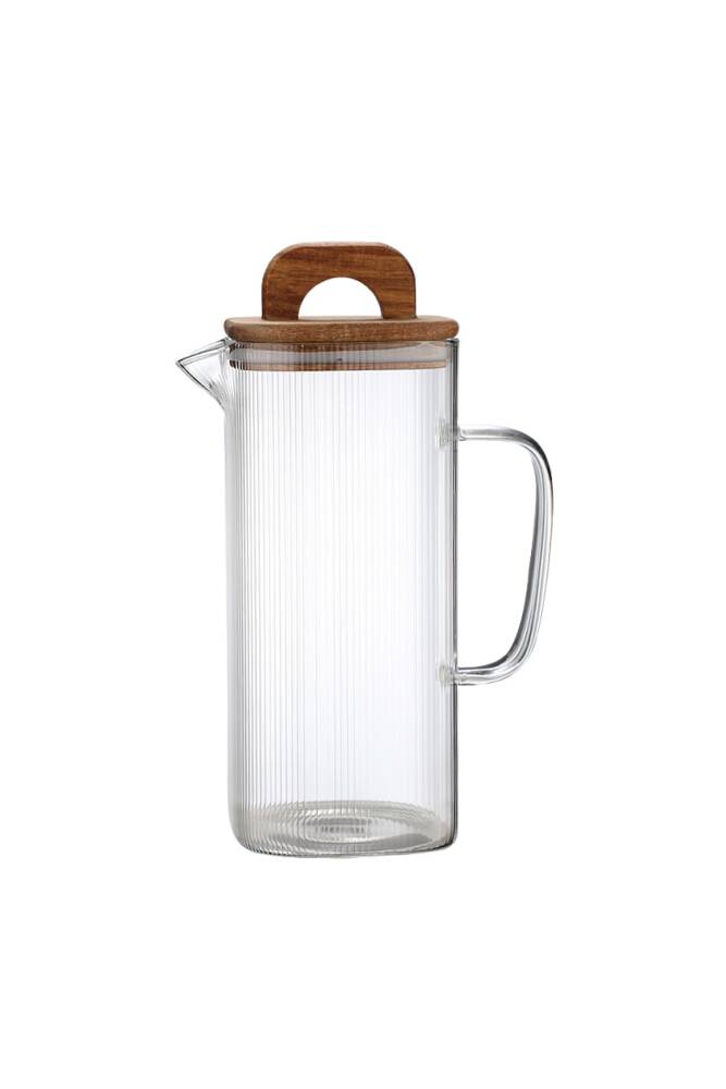 Perotti Acacia 1500 ml Akasya Vakum Kapak Borosilikat Kare Cam Sürahi 10x22 cm - 2