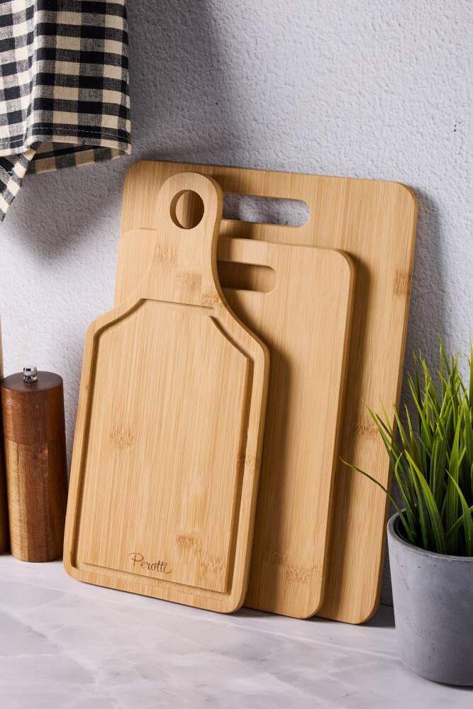 Bamboo 3 Lü Kesme Tahtası - 1