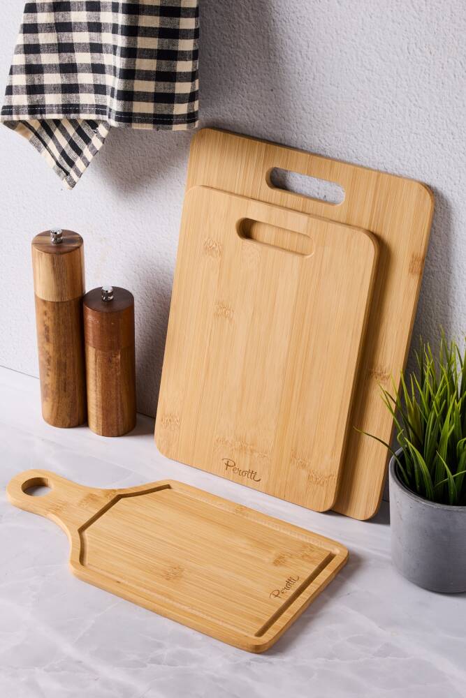 Bamboo 3 Lü Kesme Tahtası - 2