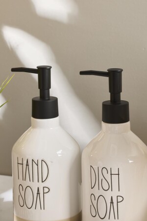 Sapone White 2'li Mutfak Sabunluk - 4
